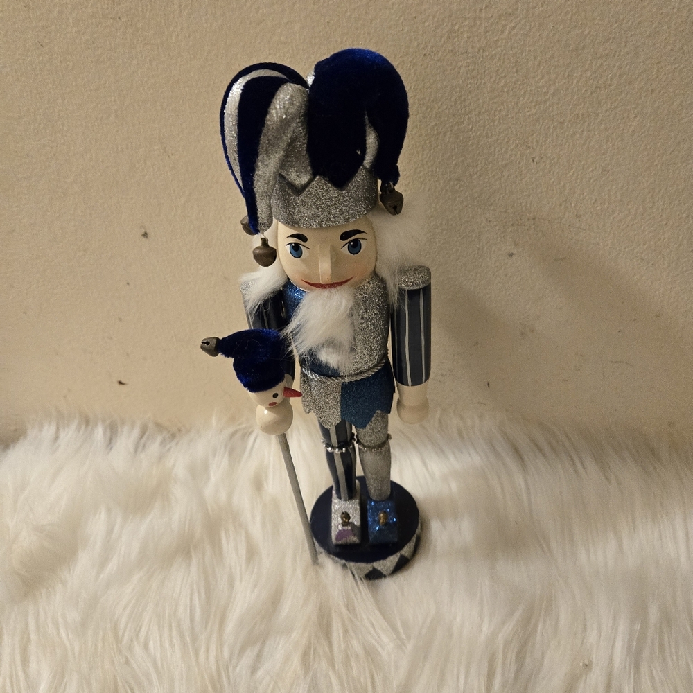Wooden Decorative Christmas Nutcracker  Clown Joker